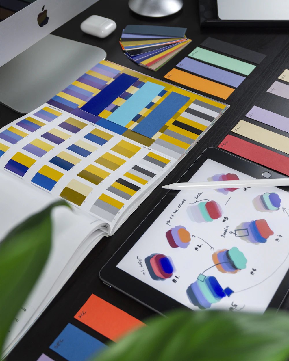 Muestras de color para identidad visual